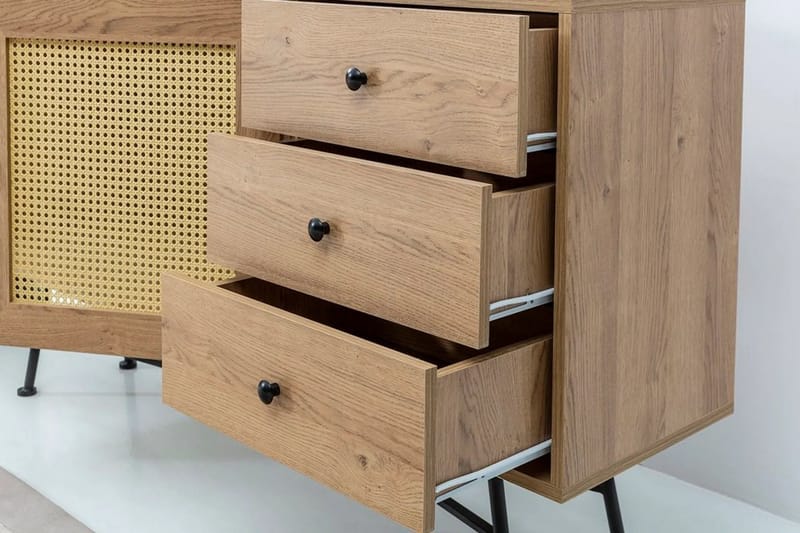 Makwana Konsollbord 160 cm - Naturell - Oppbevaring - Oppbevaringsmøbler - Sideboard & skjenker
