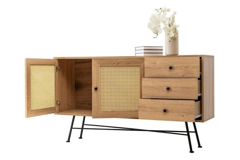 Makwana Konsollbord 160 cm - Naturell - Oppbevaring - Oppbevaringsmøbler - Sideboard & skjenker