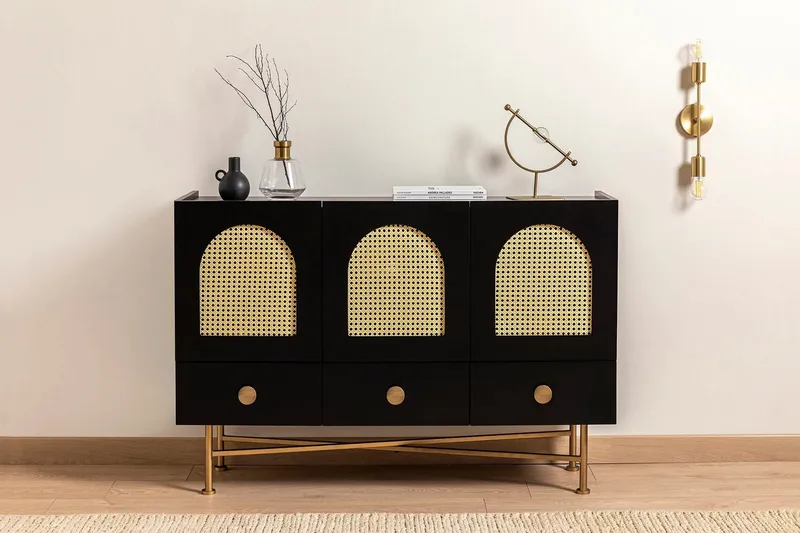 Munny Konsollbord 123 cm - Svart - Oppbevaring - Oppbevaringsmøbler - Sideboard & skjenker