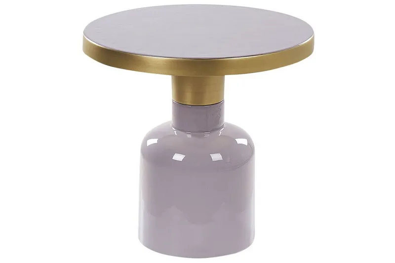 Garret Sidebord 45 cm, Fiolett/Messing