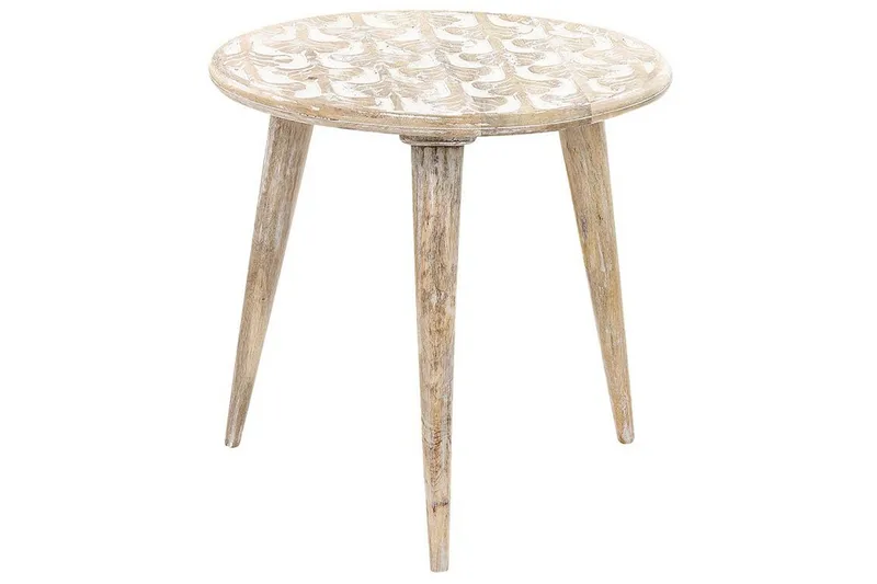 Gazelle Settbord 46 cm - Lyst tre/Hvit - Møbler - Bord - Avlastningsbord - Settbord