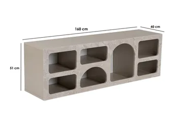 Giana Konsollbord 160 cm - Travertin/Sandstein - Oppbevaring - Oppbevaringsmøbler - Sideboard & skjenker
