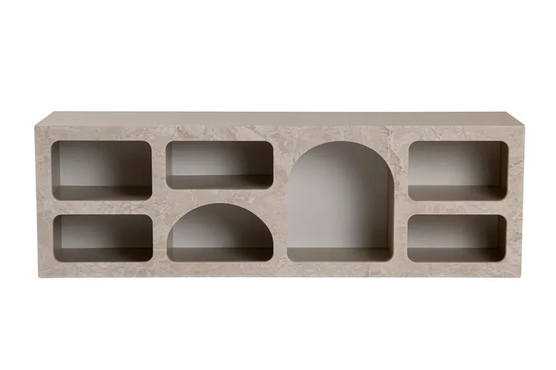 Giana Konsollbord 160 cm - Travertin/Sandstein - Oppbevaring - Oppbevaringsmøbler - Sideboard & skjenker