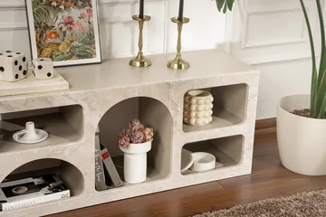 Giana Konsollbord 160 cm - Travertin/Sandstein - Oppbevaring - Oppbevaringsmøbler - Sideboard & skjenker