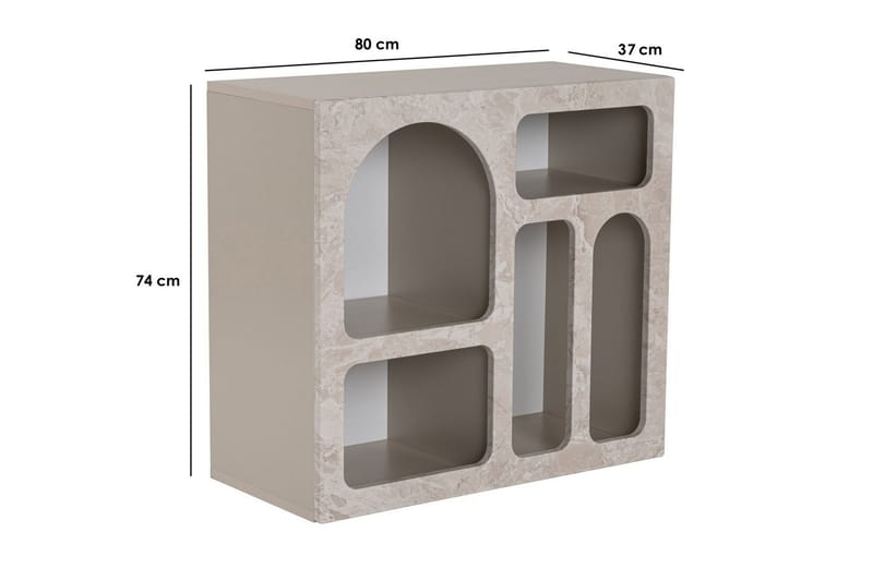 Giana Konsollbord 80 cm - Travertin/Sandstein - Oppbevaring - Oppbevaringsmøbler - Sideboard & skjenker