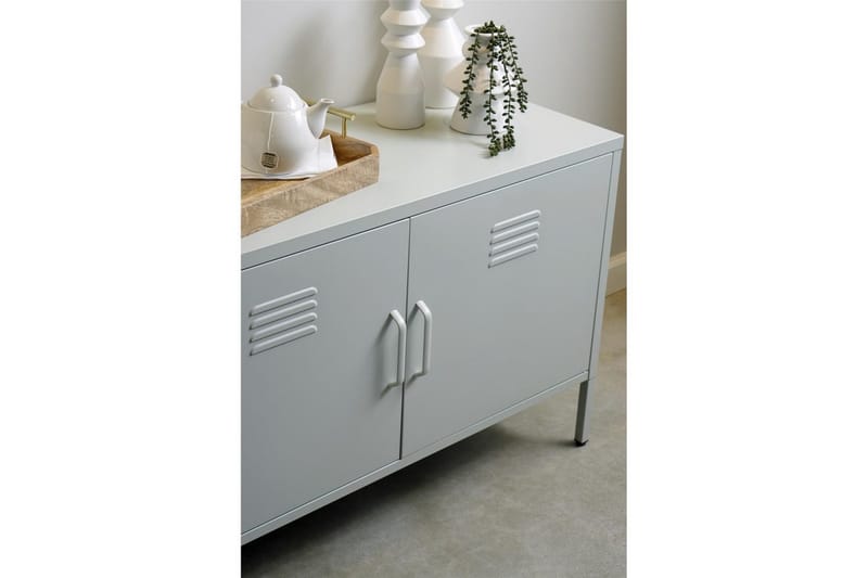 Høyskap Mission District 100x40x64 cm, Lysegrønn - 100x40x64 cm, Lysegrønn - Møbler - Bord - Avlastningsbord - Gangbord