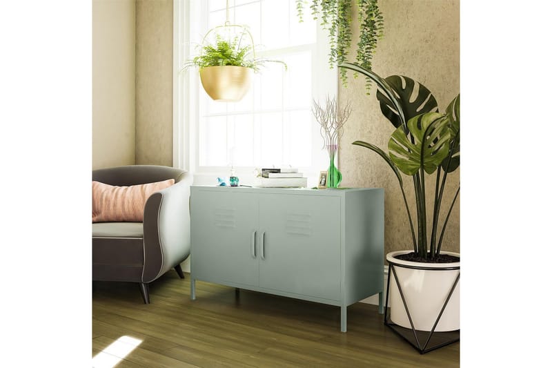 Høyskap Mission District 100x40x64 cm, Lysegrønn - 100x40x64 cm, Lysegrønn - Møbler - Bord - Avlastningsbord - Gangbord