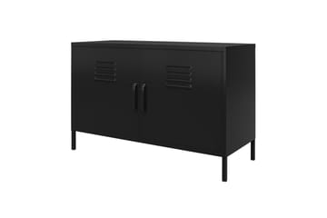 Høyskap Mission District 100x40x64 cm, Svart - 100x40x64 cm, Svart - Oppbevaring - Skap - Oppbevaringsskap