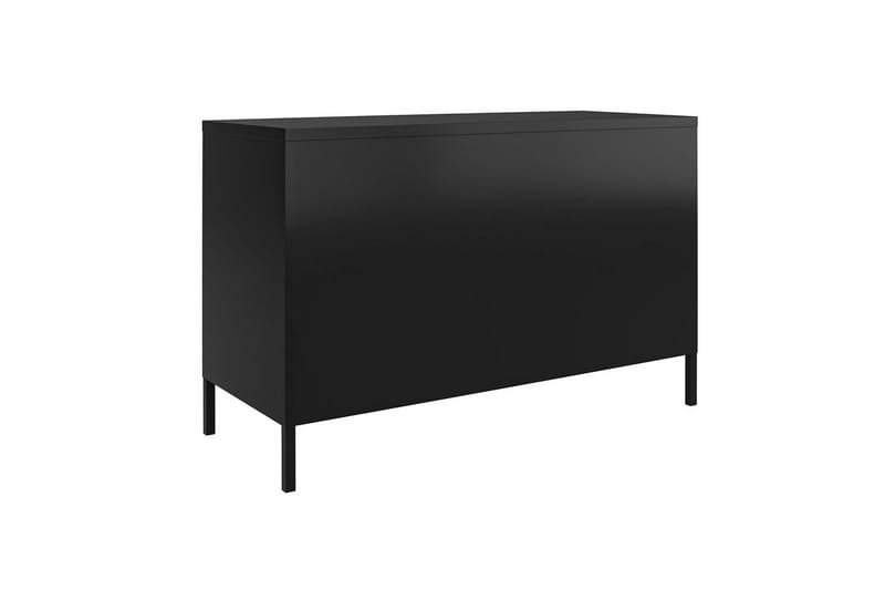 Høyskap Mission District 100x40x64 cm, Svart - 100x40x64 cm, Svart - Oppbevaring - Skap - Oppbevaringsskap