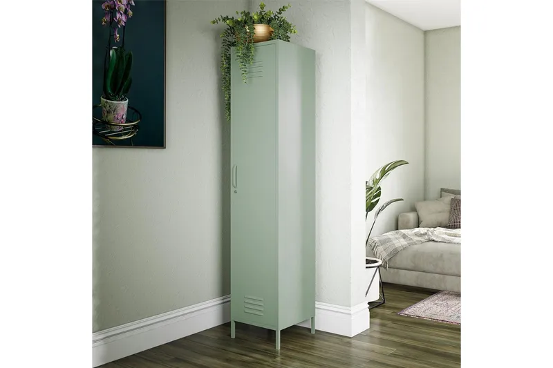 Høyskap Mission District 38x40x185 cm, Lysegrønn - 38x40x185 cm, Lysegrønn - Oppbevaring - Skap - Oppbevaringsskap - Omkledningsskap