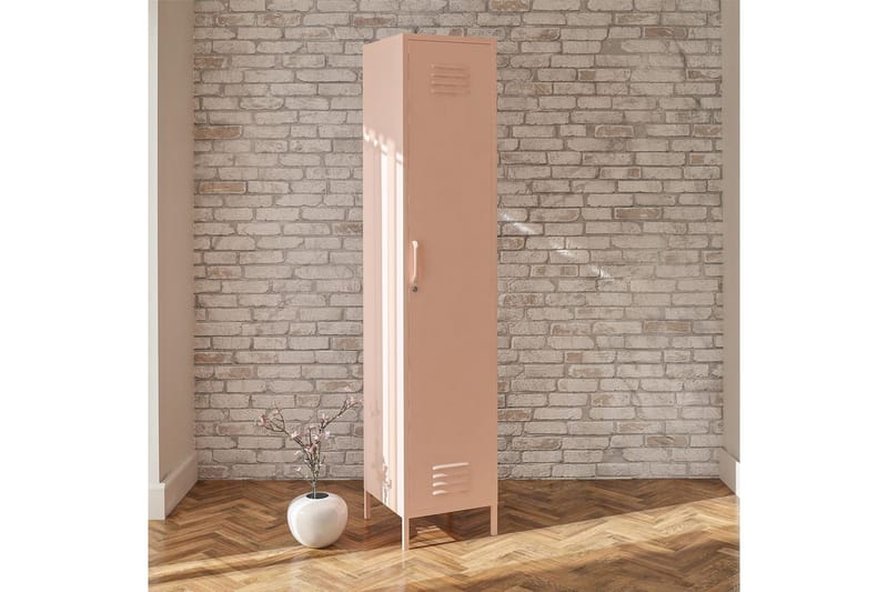 Høyskap Mission District 38x40x185 cm, Rosa - 38x40x185 cm, Rosa - Oppbevaring - Skap - Oppbevaringsskap - Omkledningsskap