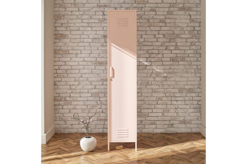 Høyskap Mission District 38x40x185 cm, Rosa - 38x40x185 cm, Rosa - Oppbevaring - Skap - Oppbevaringsskap - Omkledningsskap