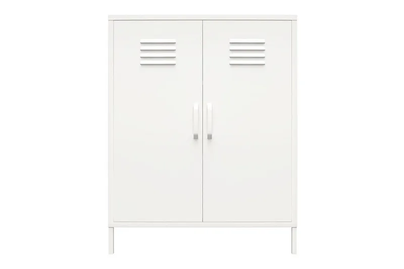 Høyskap Mission District 40x80x102 cm, Hvit - 40x80x102 cm, Hvit - Møbler - Bord - Avlastningsbord - Gangbord