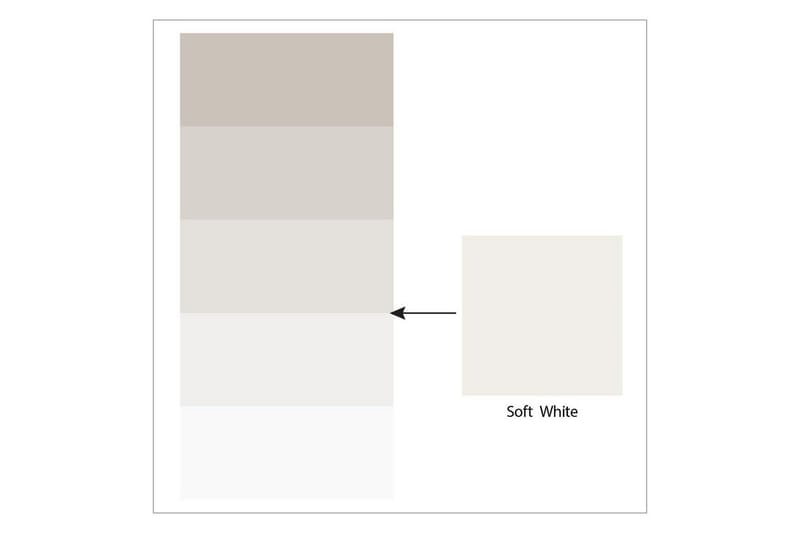 Høyskap Mission District 40x80x102 cm, Hvit - 40x80x102 cm, Hvit - Møbler - Bord - Avlastningsbord - Gangbord