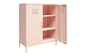 Høyskap Mission District 40x80x102 cm, Rosa - 40x80x102 cm, Rosa - Oppbevaring - Skap - Oppbevaringsskap