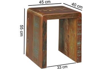Haage Avlastningsbord 45 cm - Flerfarget - Møbler - Bord - Avlastningsbord - Lampebord & sidebord
