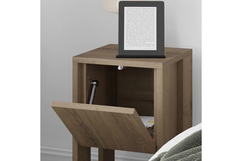 Haelyn Nattbord 30 cm - Brun - Møbler - Bord - Avlastningsbord - Sengebord & nattbord