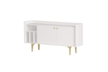 Hanita Konsollbord 150 cm - Hvit/Gull - Møbler - Bord - Avlastningsbord - Gangbord