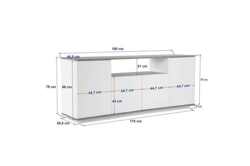 Hano Konsollbord 180 cm - Natur - Møbler - Bord - Avlastningsbord - Gangbord