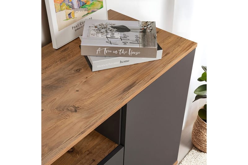 Hano Konsollbord 180 cm - Natur/Antrasitt - Møbler - Bord - Avlastningsbord - Gangbord