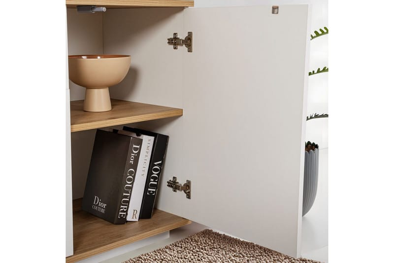 Hano Konsollbord 180 cm - Natur/Hvit - Møbler - Bord - Avlastningsbord - Gangbord