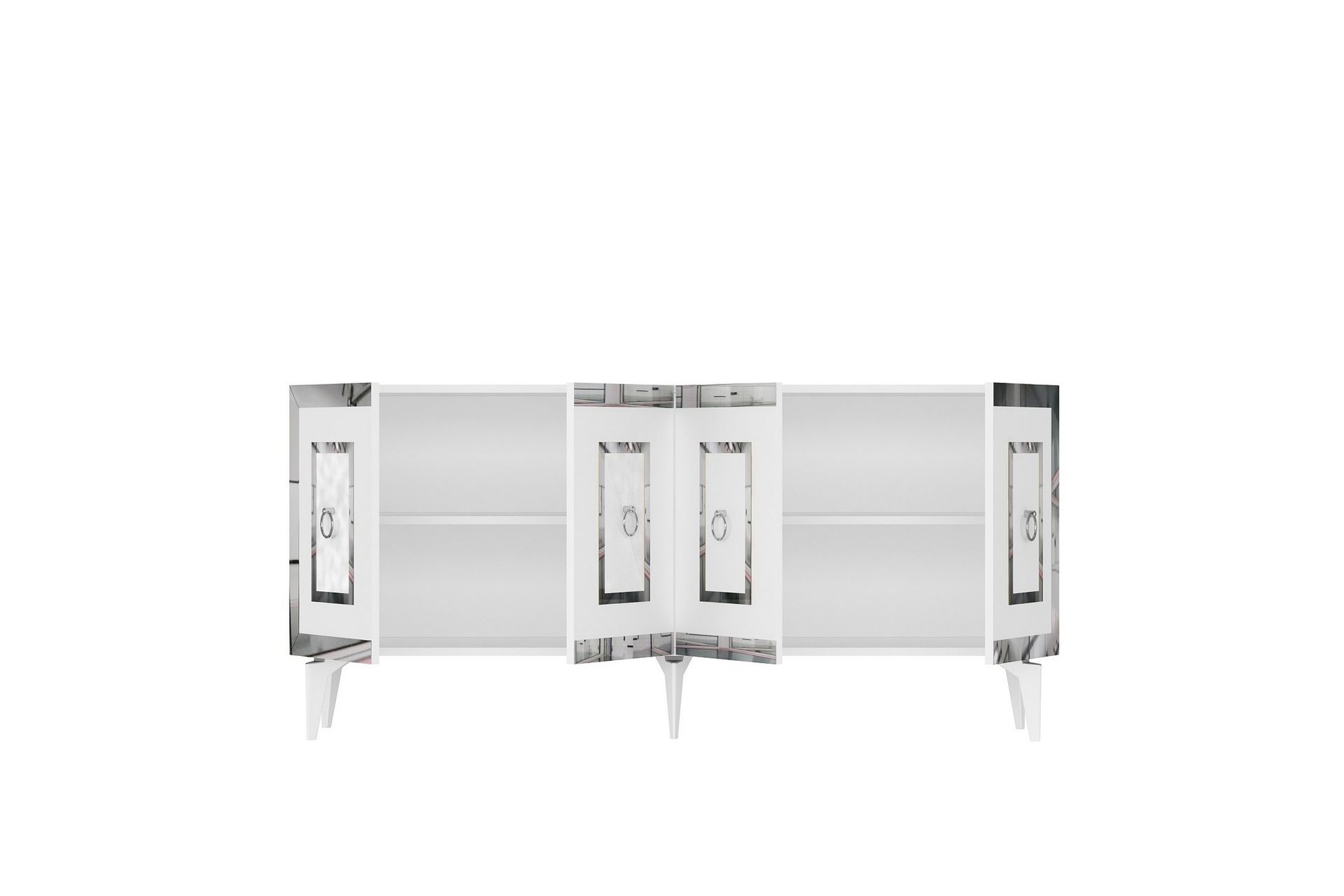 Harlen Konsollbord 150 cm - Hvit/Sølv - Møbler - Bord - Avlastningsbord - Gangbord