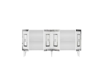 Harlen Konsollbord 150 cm - Hvit/Sølv - Møbler - Bord - Avlastningsbord - Gangbord