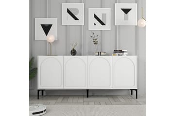 Hazim Konsollbord 180 cm - Hvit/Svart - Møbler - Bord - Avlastningsbord - Gangbord