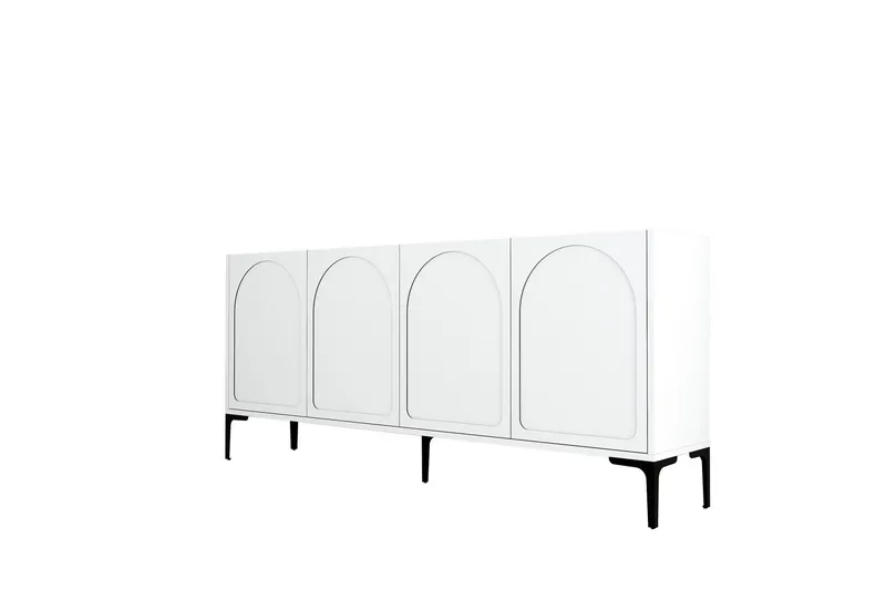 Hazim Konsollbord 180 cm - Hvit/Svart - Møbler - Bord - Avlastningsbord - Gangbord