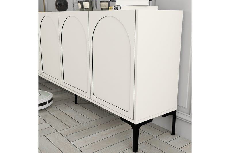 Hazim Konsollbord 180 cm - Krem/Svart - Møbler - Bord - Avlastningsbord - Gangbord