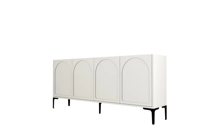 Hazim Konsollbord 180 cm, Krem/Svart