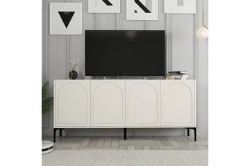 Hazim Konsollbord 180 cm - Krem/Svart - Møbler - Bord - Avlastningsbord - Gangbord