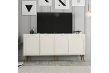 Hazim Konsollbord 180 cm - Krem/Valnøtt - Møbler - Bord - Avlastningsbord - Gangbord