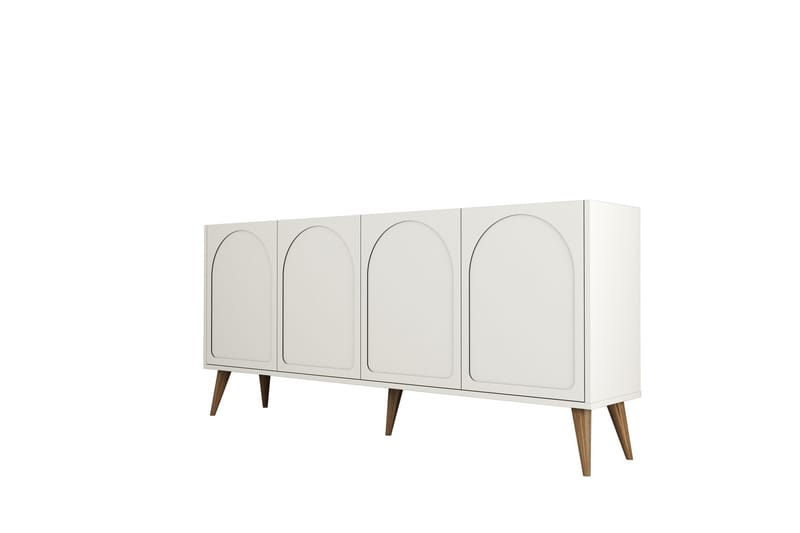 Hazim Konsollbord 180 cm - Krem/Valnøtt - Møbler - Bord - Avlastningsbord - Gangbord