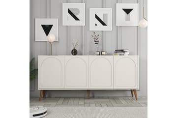 Hazim Konsollbord 180 cm - Krem/Valnøtt - Møbler - Bord - Avlastningsbord - Gangbord