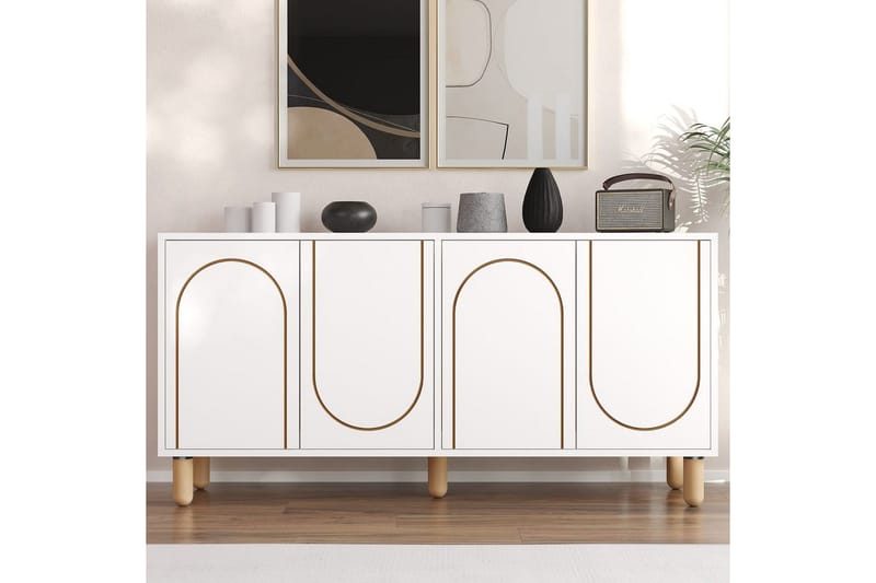 Hearst Konsollbord 150 cm - Hvit - Møbler - Bord - Avlastningsbord - Gangbord