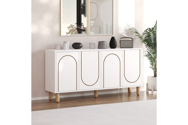 Hearst Konsollbord 150 cm - Hvit - Møbler - Bord - Avlastningsbord - Gangbord