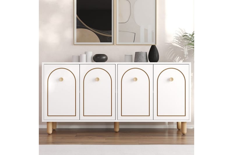 Hearst Konsollbord 150 cm - Hvit - Møbler - Bord - Avlastningsbord - Gangbord