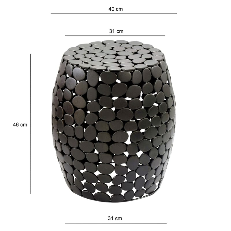 Helilo sidebord 40 cm - svart - Møbler - Bord - Avlastningsbord - Settbord