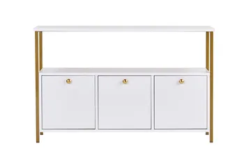 Hemani Konsollbord 120 cm - Hvitt/gull - Møbler - Bord - Avlastningsbord - Gangbord