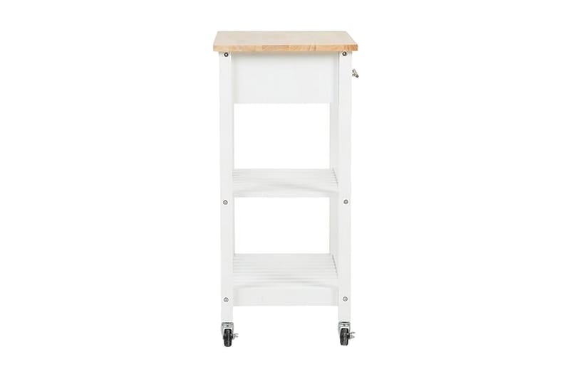 Hiuma Serveringsbord 58 cm - Hvit - Møbler - Bord - Serveringsvogn - Kjøkkenvogn & kjøkkentralle