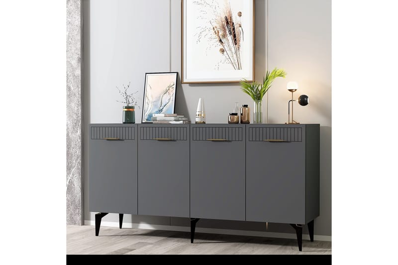 Horatio Konsollbord 150 cm - Antrasitt - Møbler - Bord - Avlastningsbord - Gangbord