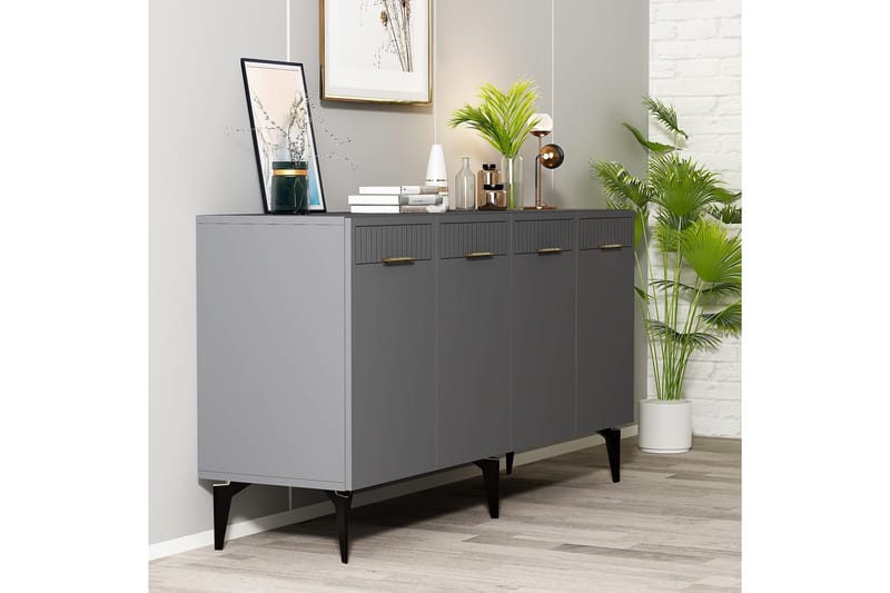 Horatio Konsollbord 150 cm - Antrasitt - Møbler - Bord - Avlastningsbord - Gangbord
