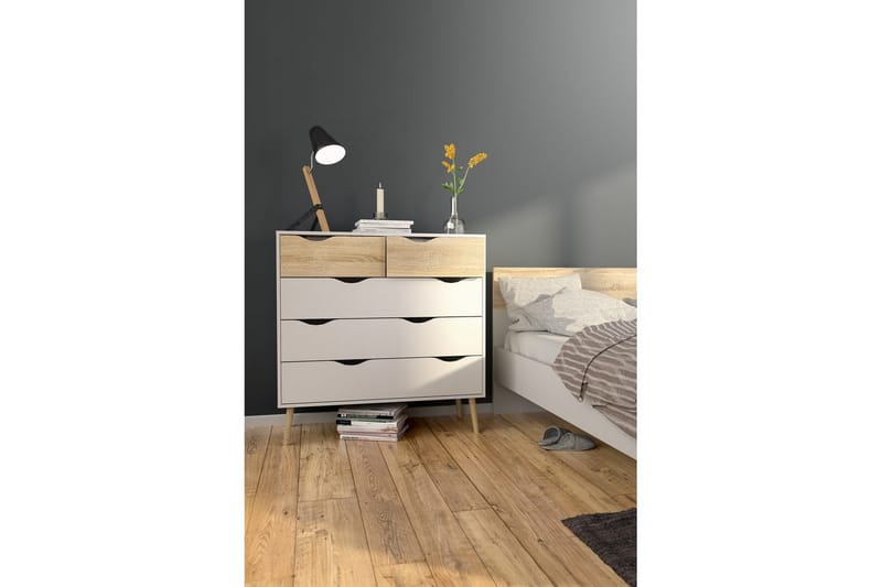 Hostafranc Konsollbord 99 cm - Hvit - Møbler - Bord - Avlastningsbord - Gangbord