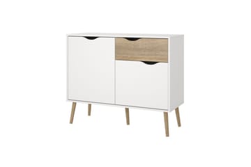 Hostafranc Skjenk 98,7 cm - Hvit - Oppbevaring - Oppbevaringsmøbler - Sideboard & skjenker