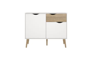 Hostafranc Skjenk 98,7 cm - Hvit - Oppbevaring - Oppbevaringsmøbler - Sideboard & skjenker