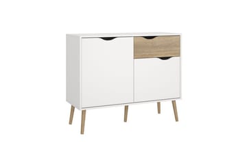 Hostafranc Skjenk 98,7 cm - Hvit - Oppbevaring - Oppbevaringsmøbler - Sideboard & skjenker