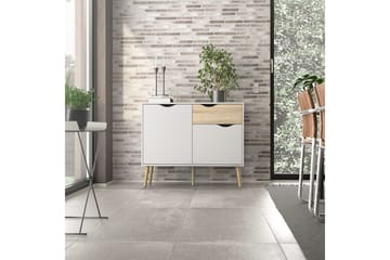 Hostafranc Skjenk 98,7 cm - Hvit - Oppbevaring - Oppbevaringsmøbler - Sideboard & skjenker