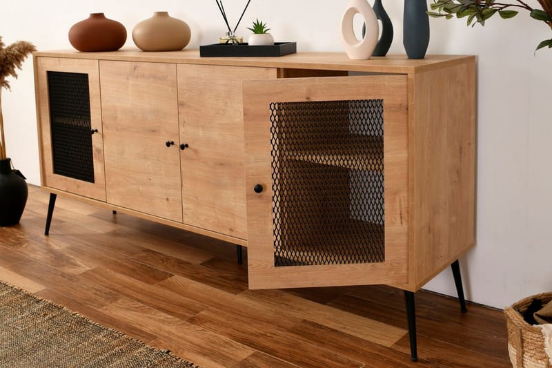 Huff Konsollbord 180 cm - Eik - Møbler - Bord - Avlastningsbord - Gangbord