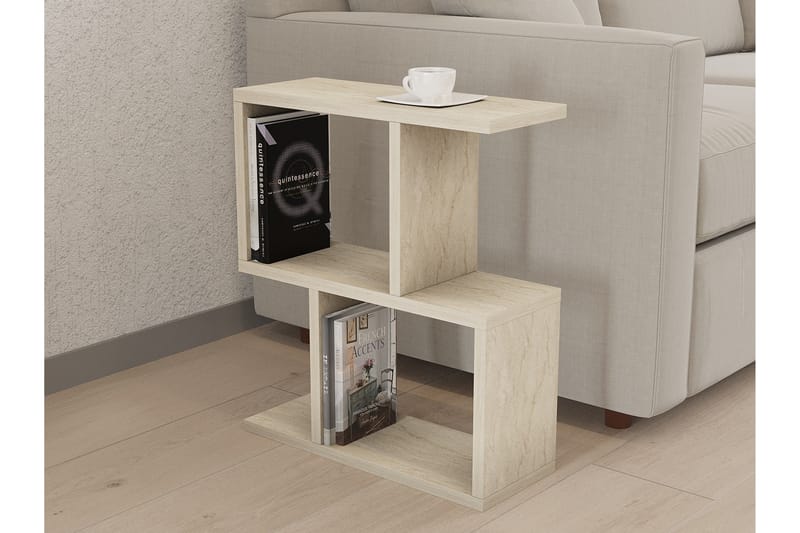 Hui Sidebord 45 cm - Beige - Møbler - Bord - Avlastningsbord - Lampebord & sidebord